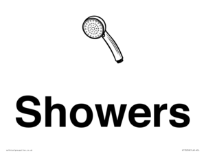 Dementia Showers sign